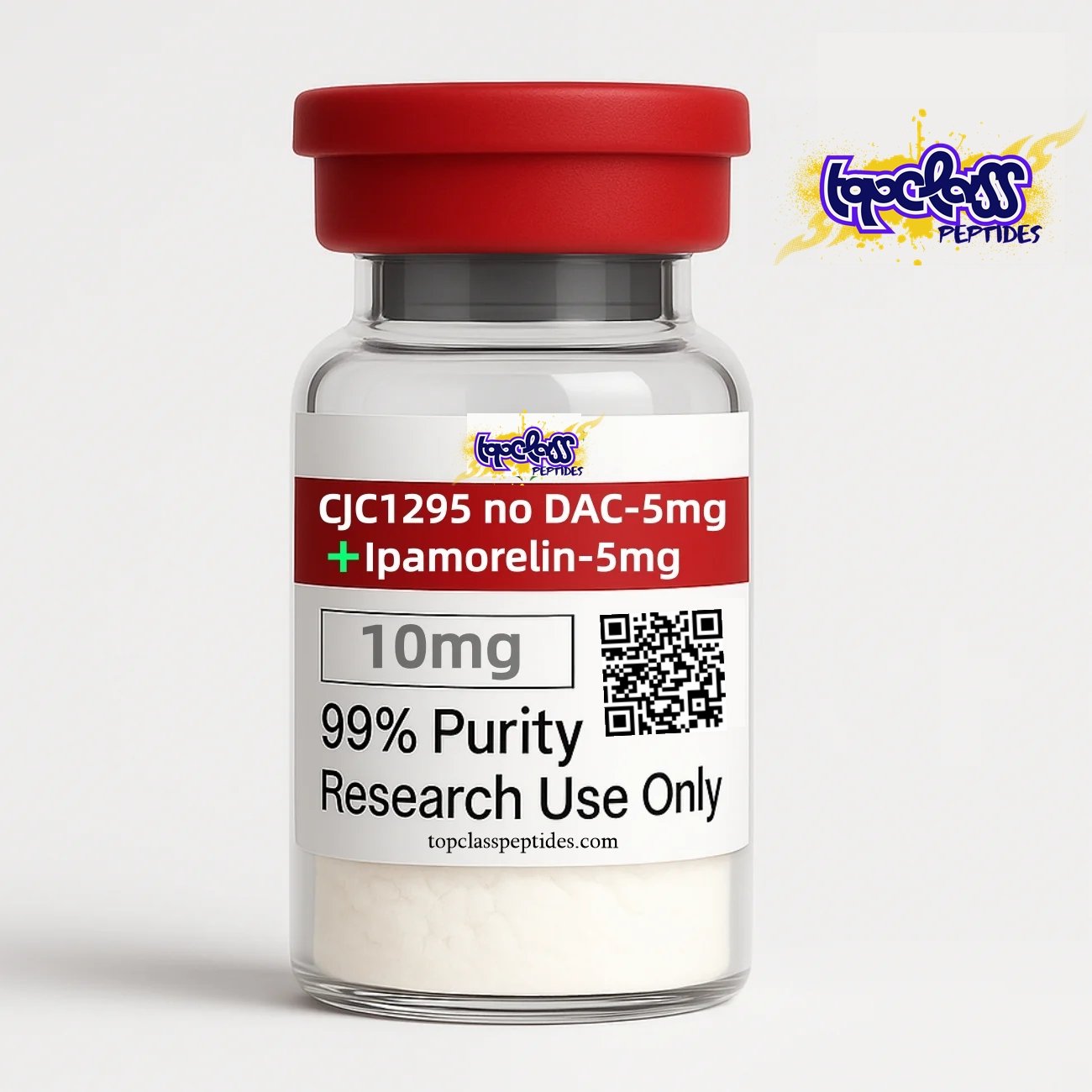 CJC-1295 (No DAC) 5 mg + Ipamorelin 5 mg Blend